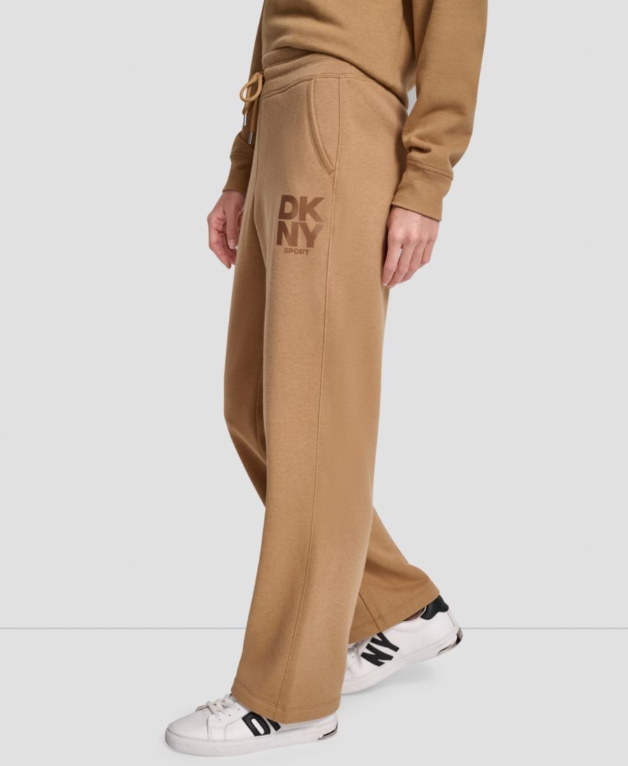 

Женские спортивные брюки с объемным логотипом DKNY, Whiskey