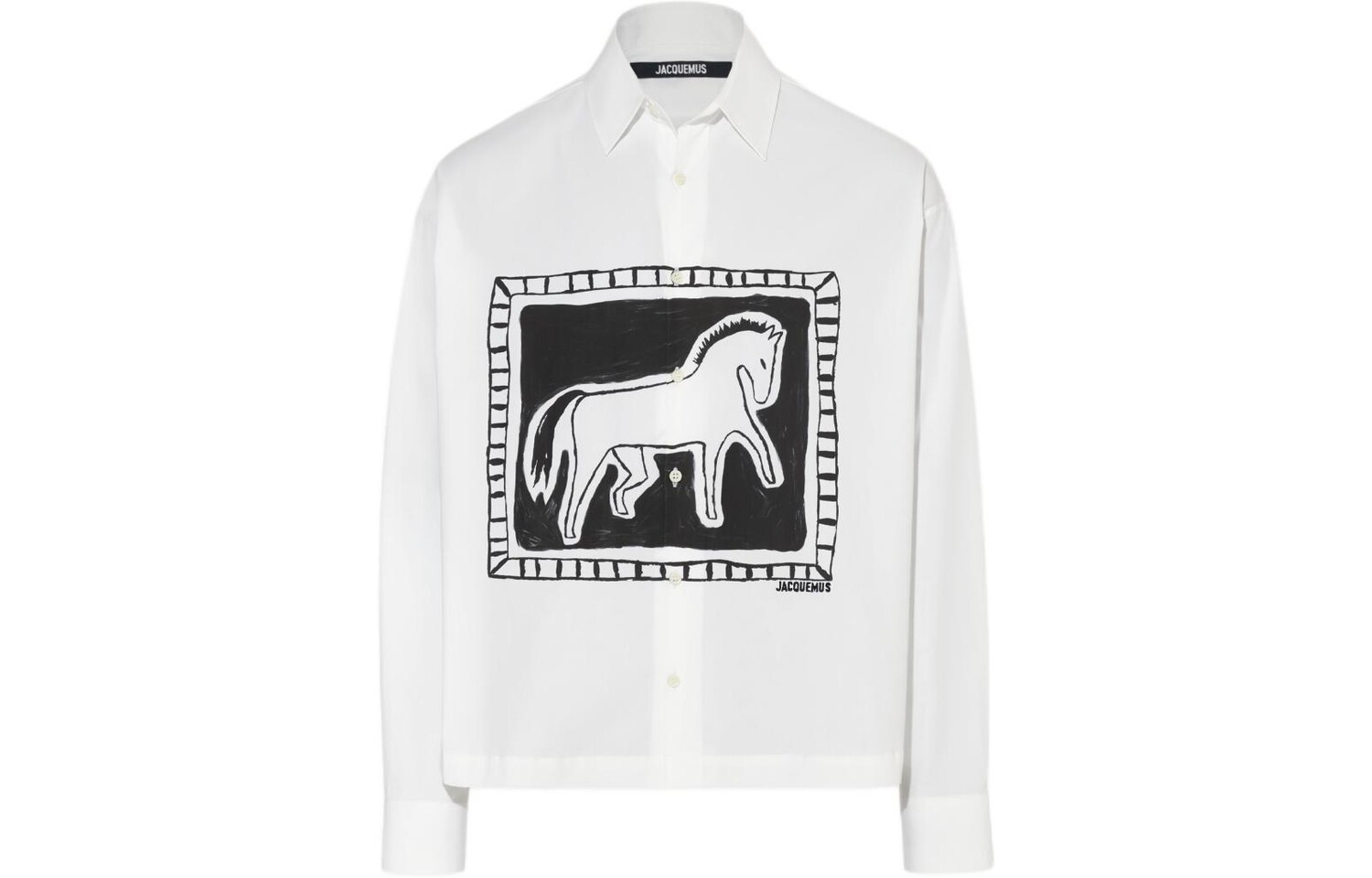 

Рубашка мужская белая Jacquemus, белый