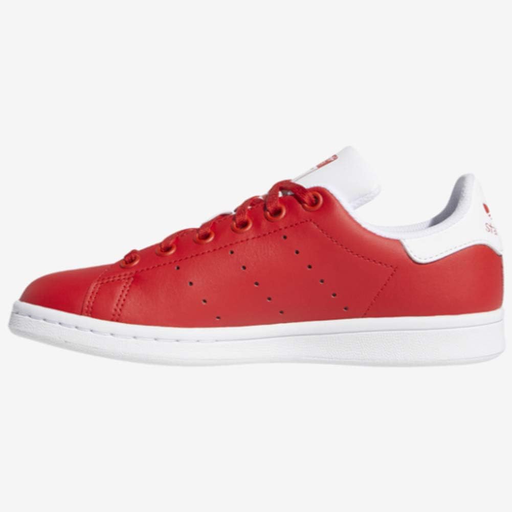 Кроссовки adidas Stan Smith для детей, белый/красный — фото 2