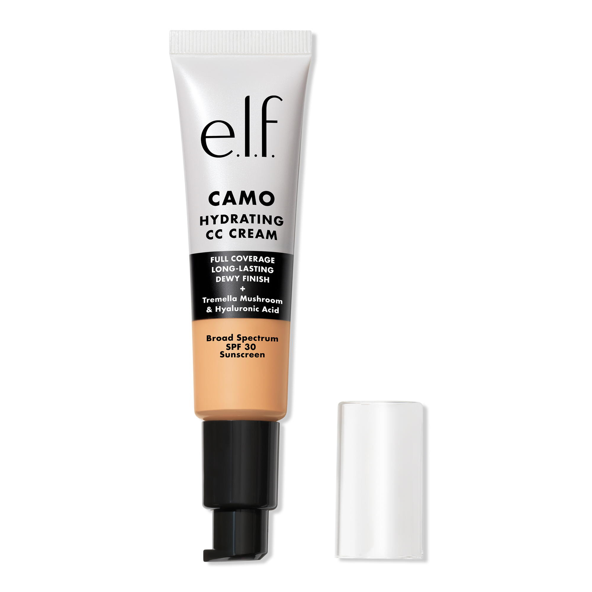 

Увлажняющий CC-крем с камуфляжным эффектом и SPF 30 e.l.f. Cosmetics, Light 250 W (light with warm undertones)