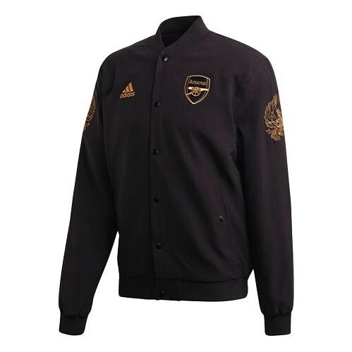 

Куртка adidas Gold Stand Collar Arsenal aviator Sports Jacket Black, черный