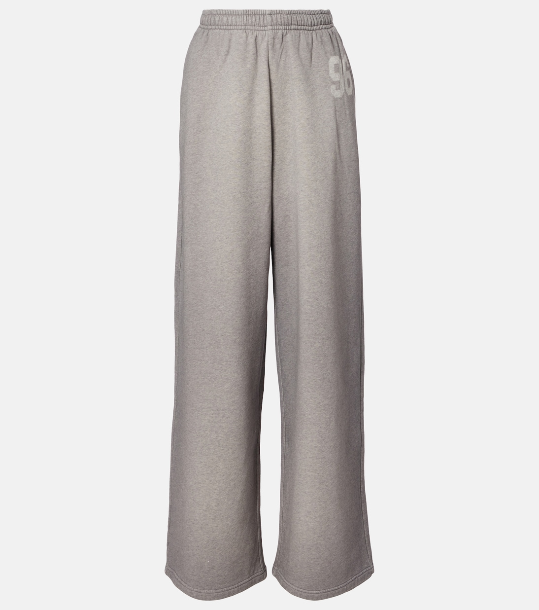 

Флисовые спортивные штаны с логотипом Felin Acne Studios, Grey Melange
