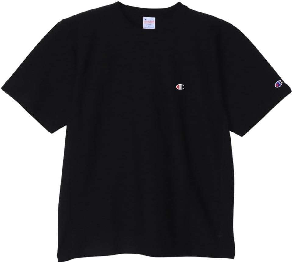 

Мужская футболка Champion REVERS WEAVE(R) C3-Z320/C3-T330, короткий рукав, круглый вырез, 100% хлопок, 257 г, вышивка, логотип One Point, футболка с коротким рукавом Reverse Weave(R), черный