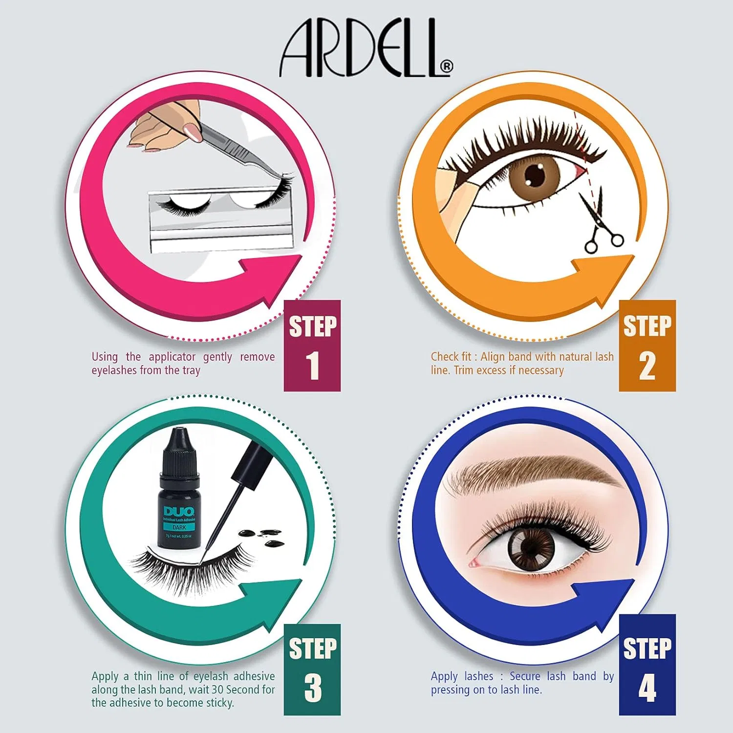 Магнитная подводка и ресницы Ardell Professional Magnetic Liner & Lash Ardell — фото 4