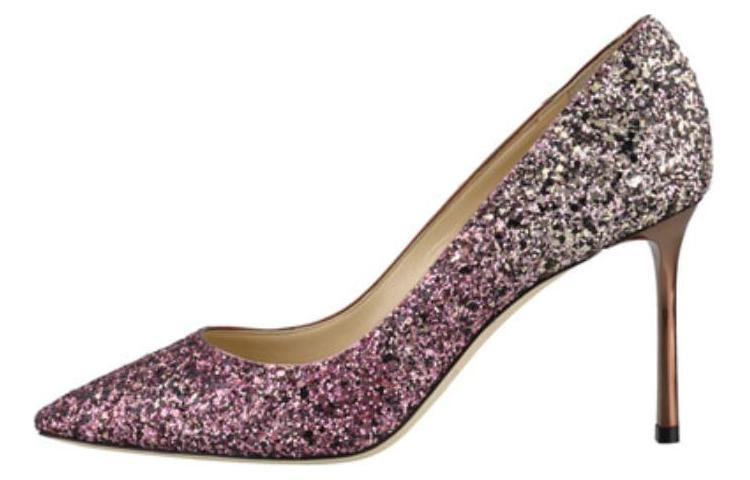 Jimmy Choo Туфли ROMY на тонком каблуке высотой 6 см, женские, золотисто-розовые