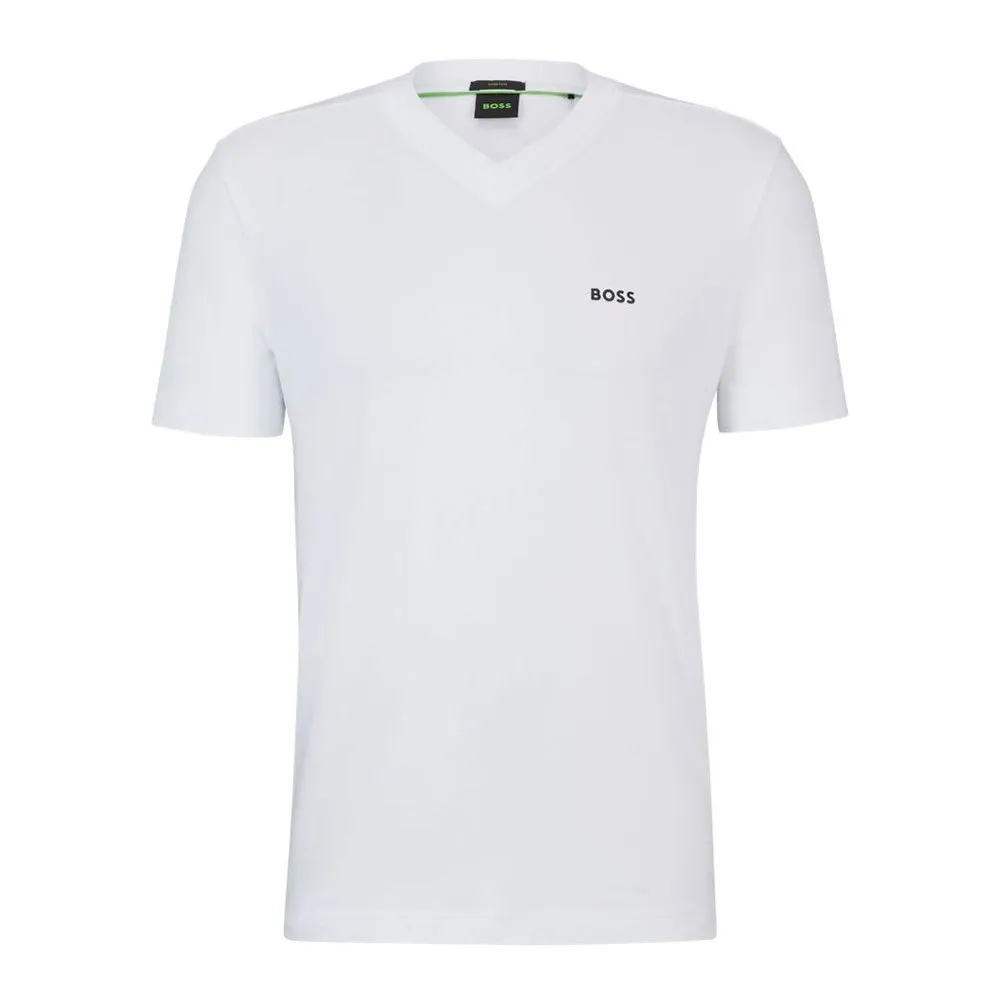 

Футболка BOSS V 10256064 short sleeve v neck, белый
