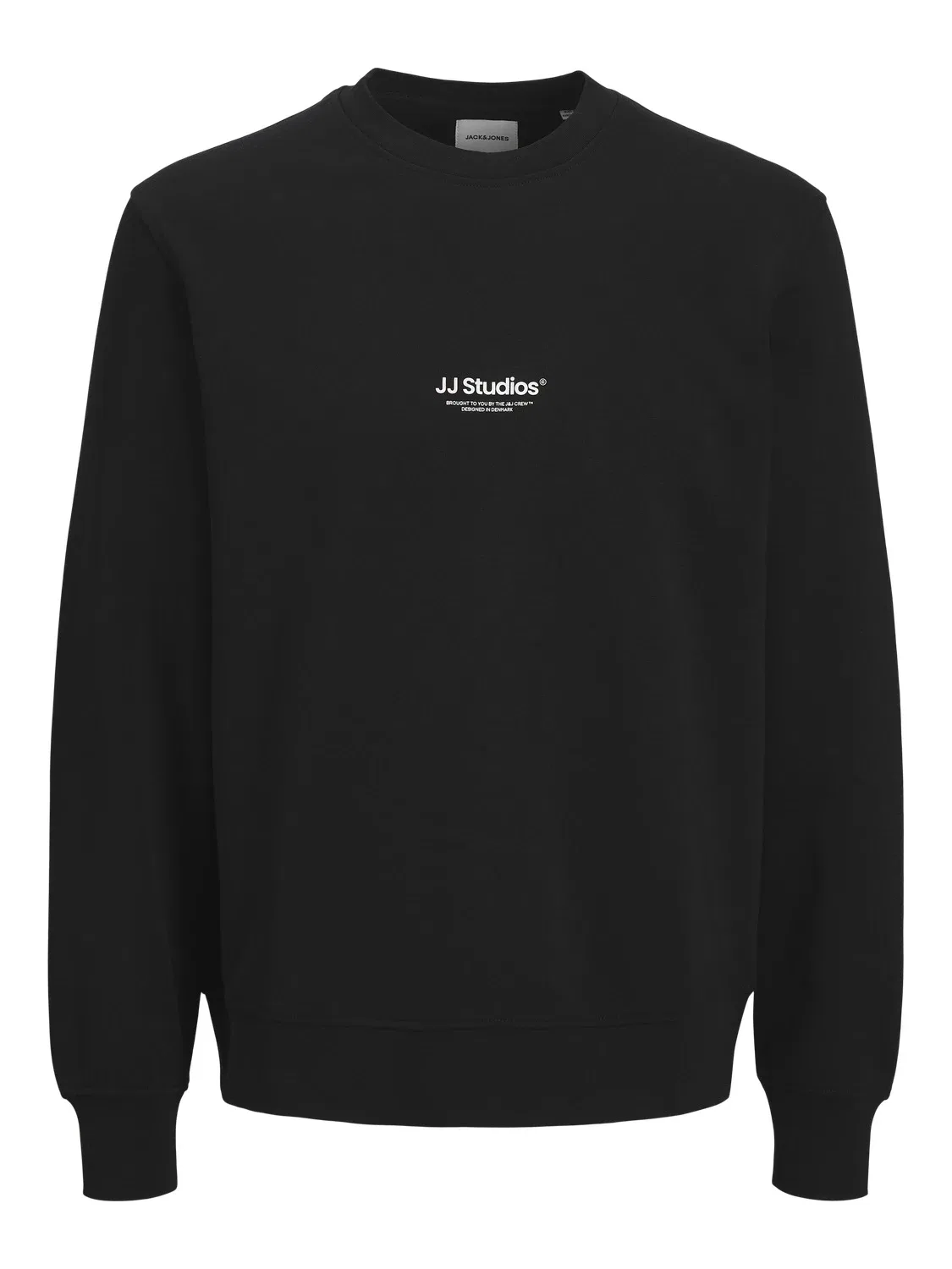 Свитшот с принтом JACK & JONES Junior, черный