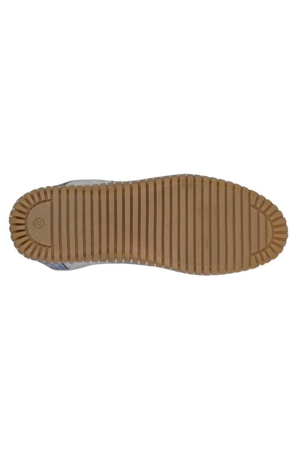 Кожаная повседневная обувь с цветочным принтом Mod Comfys, серый — фото 2