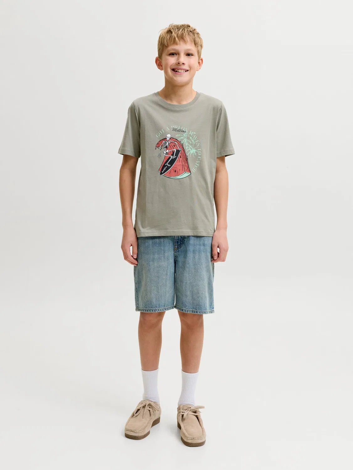 Футболка Jack & Jones Junior, Green — фото 3
