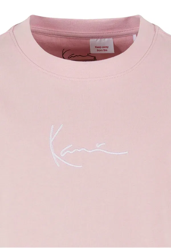 Футболка Karl Kani Small Signature Essential Basic, розовый — фото 3