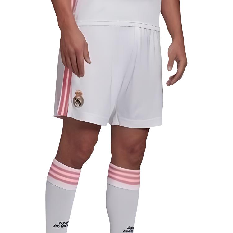 Мужские белые футбольные шорты Real Madrid Adidas — фото 3