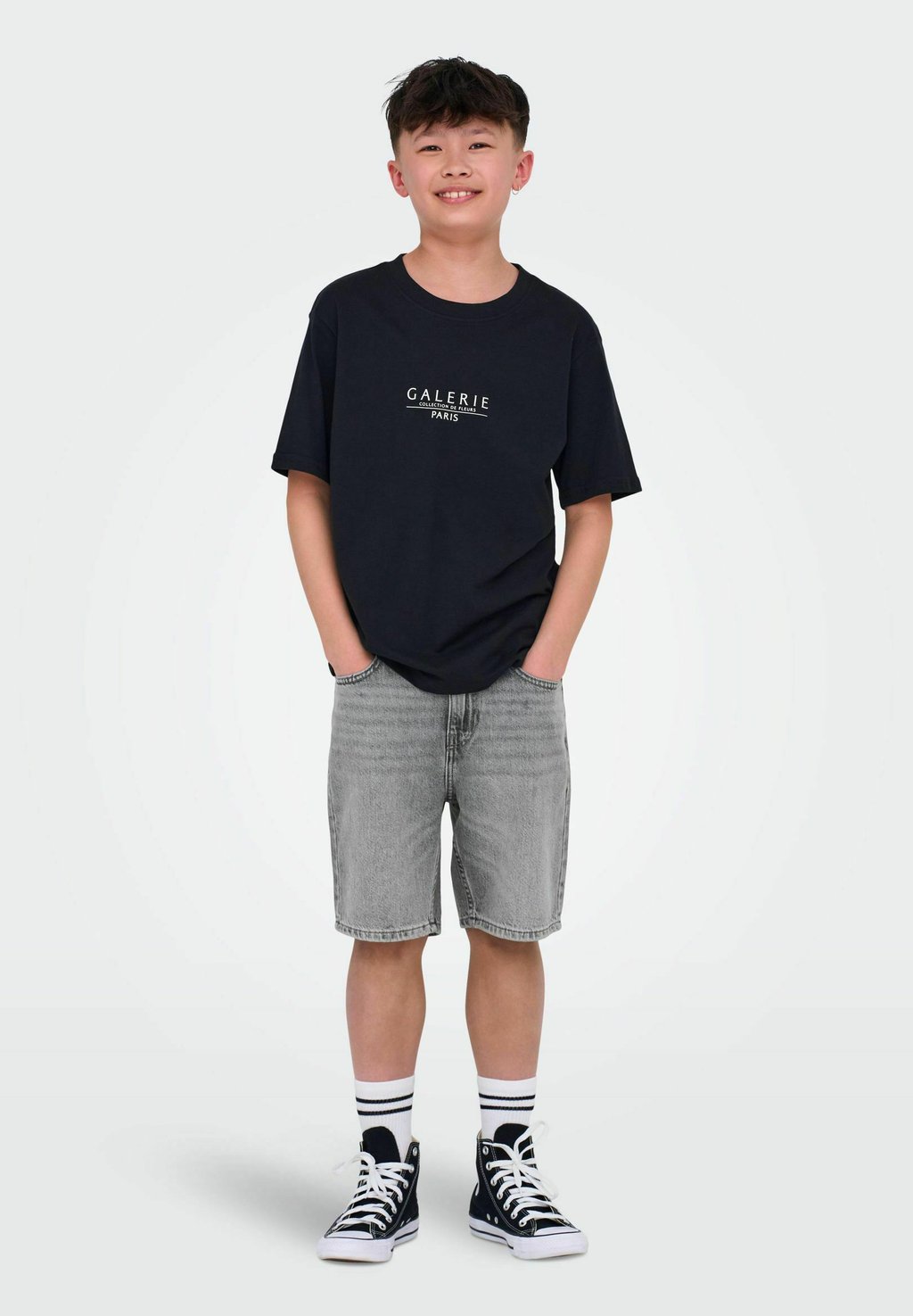 

Джинсовые шорты OSJEDGE MID RISE GERADE GESCHNITTEN ONLY & SONS junior, цвет Medium Grey Denim