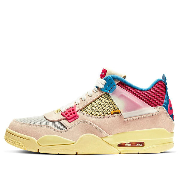 

Кроссовки 4 retro x union la 'guava ice' Air Jordan, мультиколор