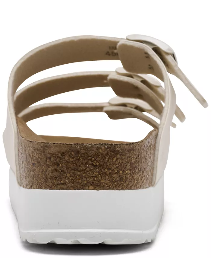 Женские платформенные сандалии Florida Flex Birko-Flor от Finish Line Birkenstock, загар/бежевый — фото 4