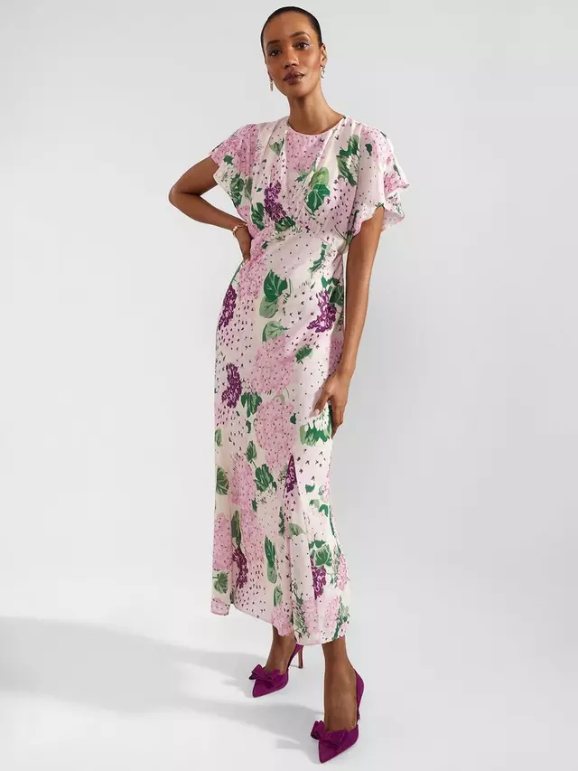 

Платье Hobbs Lalena Maxi, цвет cream/multi