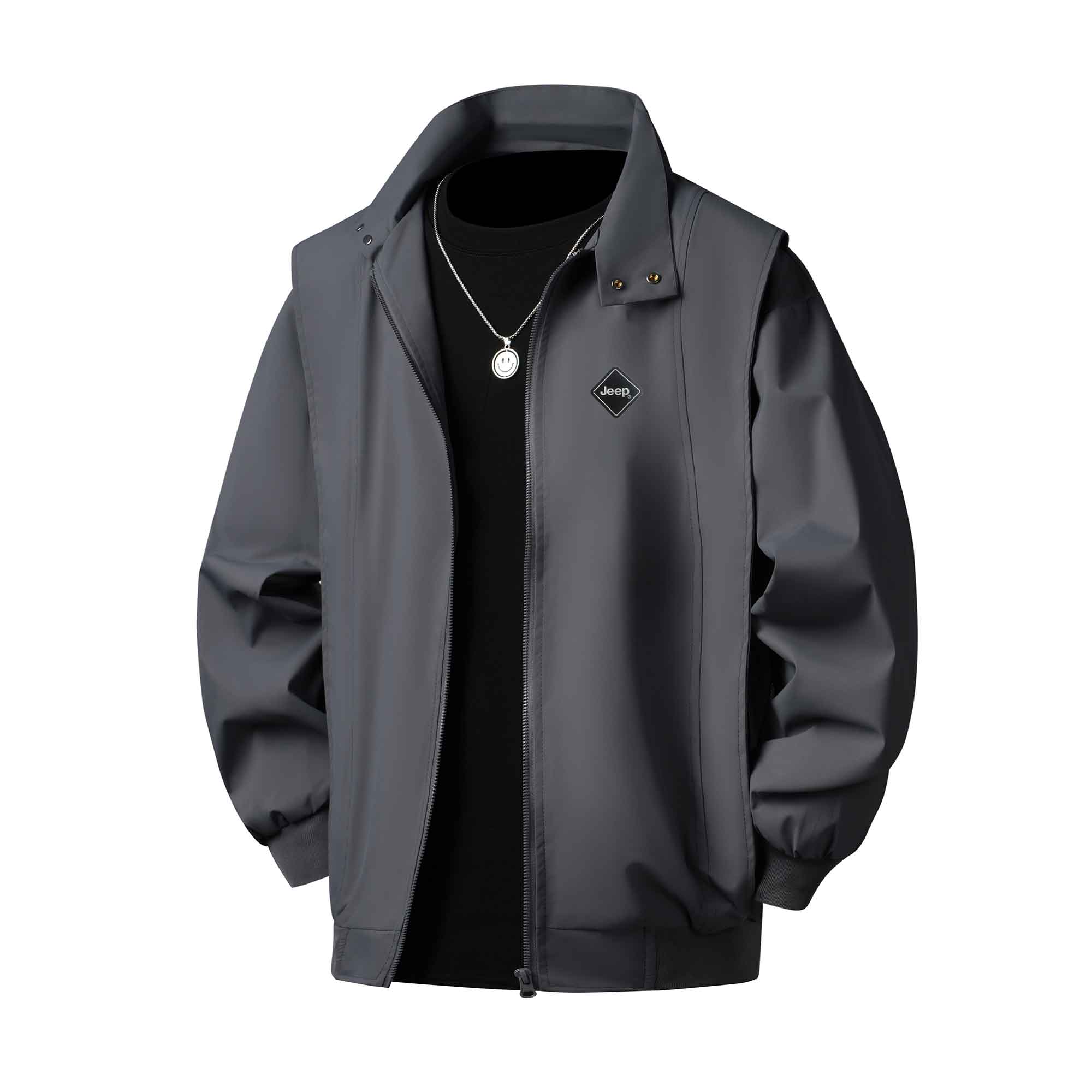 

Куртка Unisex Stand Collar Thin Jeep, темно-синий