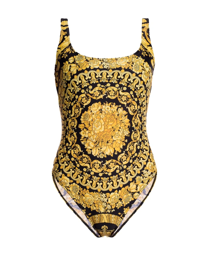 

Цельный купальник Versace, желтый