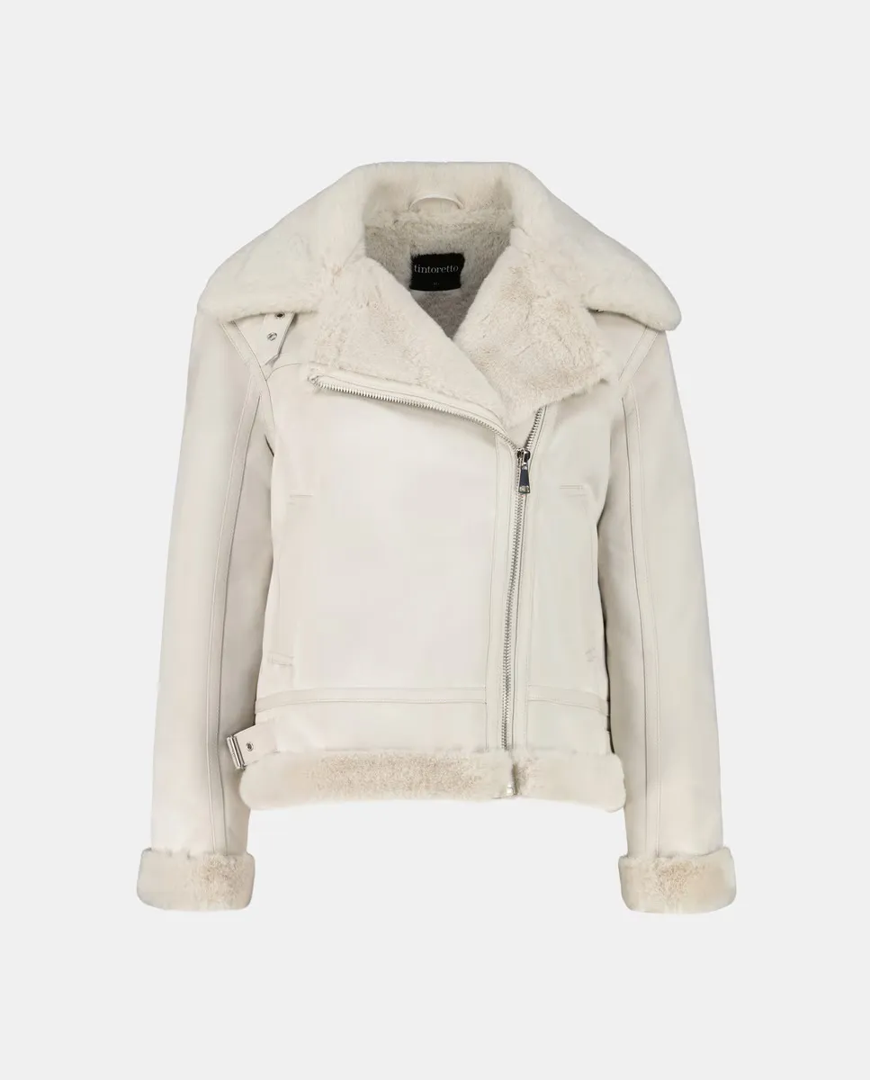 

Идеальная двусторонняя женская куртка Tintoretto, цвет 120 Crudo