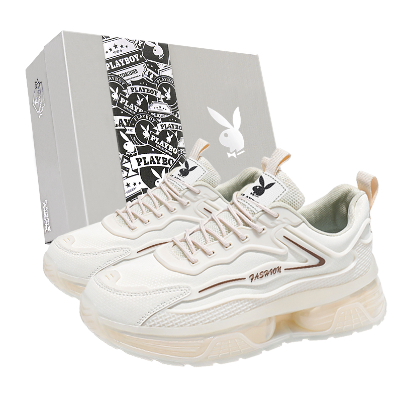 

Playboy Мужские низкие беговые кроссовки бежевые, цвет Beige