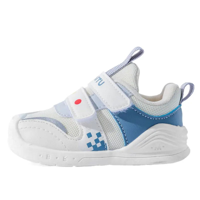 

Дышащие, нескользящие и износостойкие низкие туфли для малышей Bradmiller, серый/синий