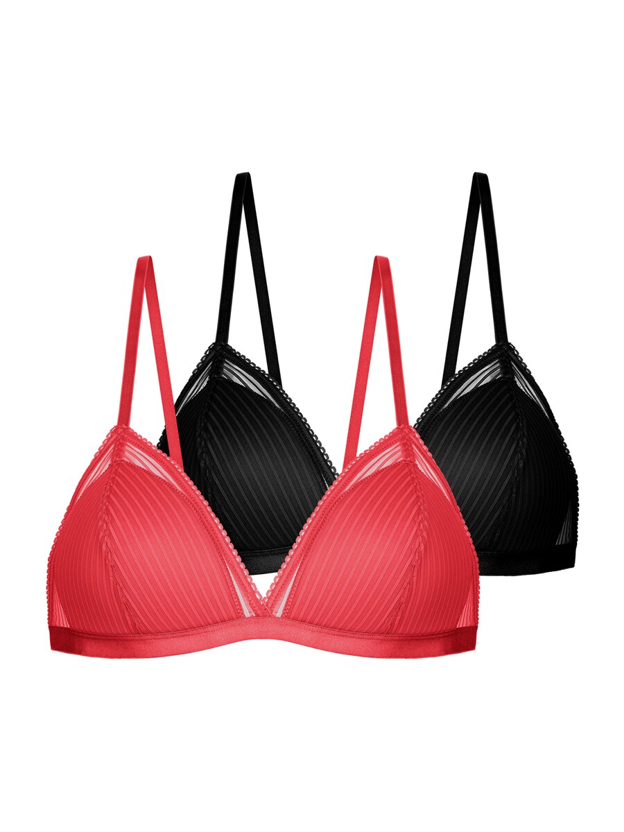 

Треугольный бюстгальтер Dorina, коралловый/черный