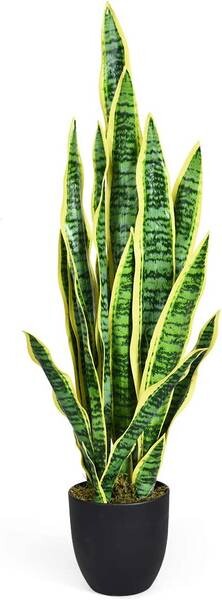 

Декоративное растение COSTWAY Sansevieria 90 cm, зеленый