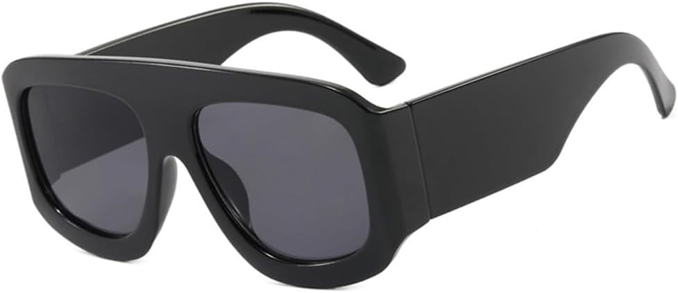 

Крупные квадратные солнцезащитные очки, модные градиентные женские ретро-очки с защитой от УФ-излучения UV400, мужские солнцезащитные очки для активного отдыха KTUCN, Black Black