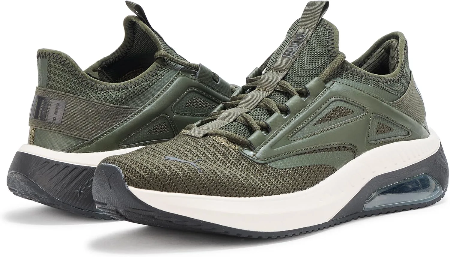 Мужские кроссовки для кросс-тренинга Puma X-Cell Ayro, темно-оливковый/черный — фото 3