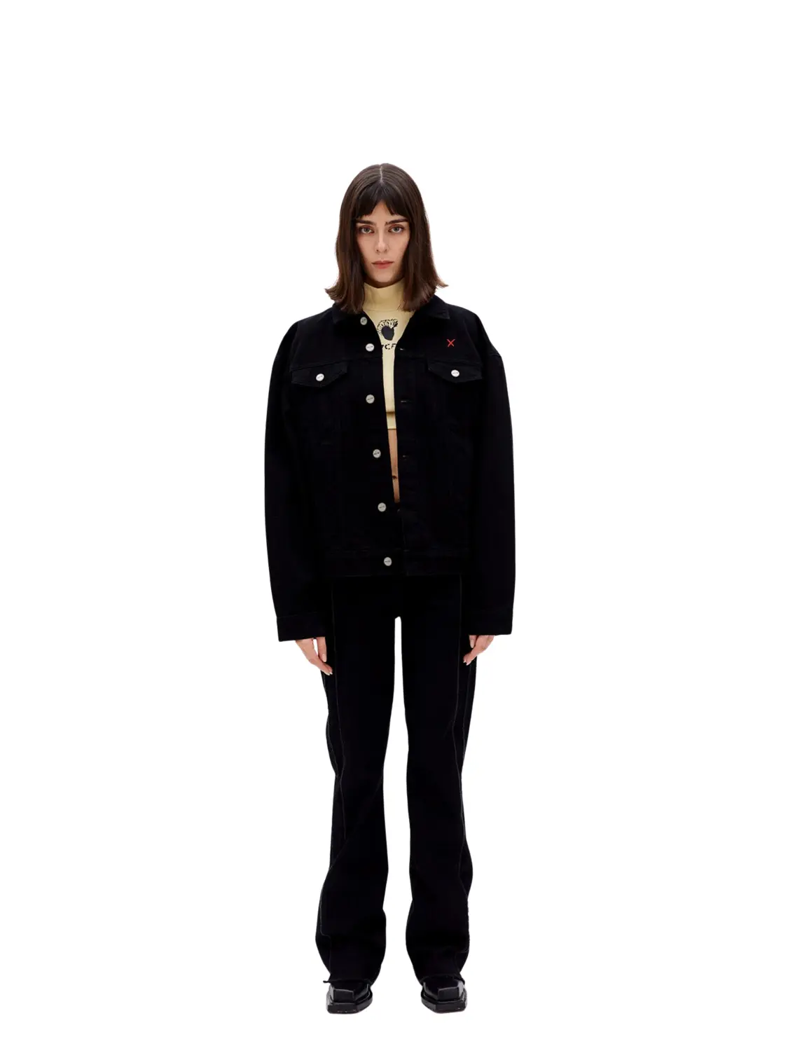 

Джинсовая куртка Logo PCFG, черный