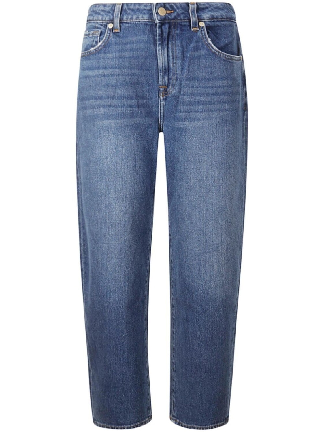 

7 For All Mankind джинсы Jayne Tapered Santa Cruz, синий