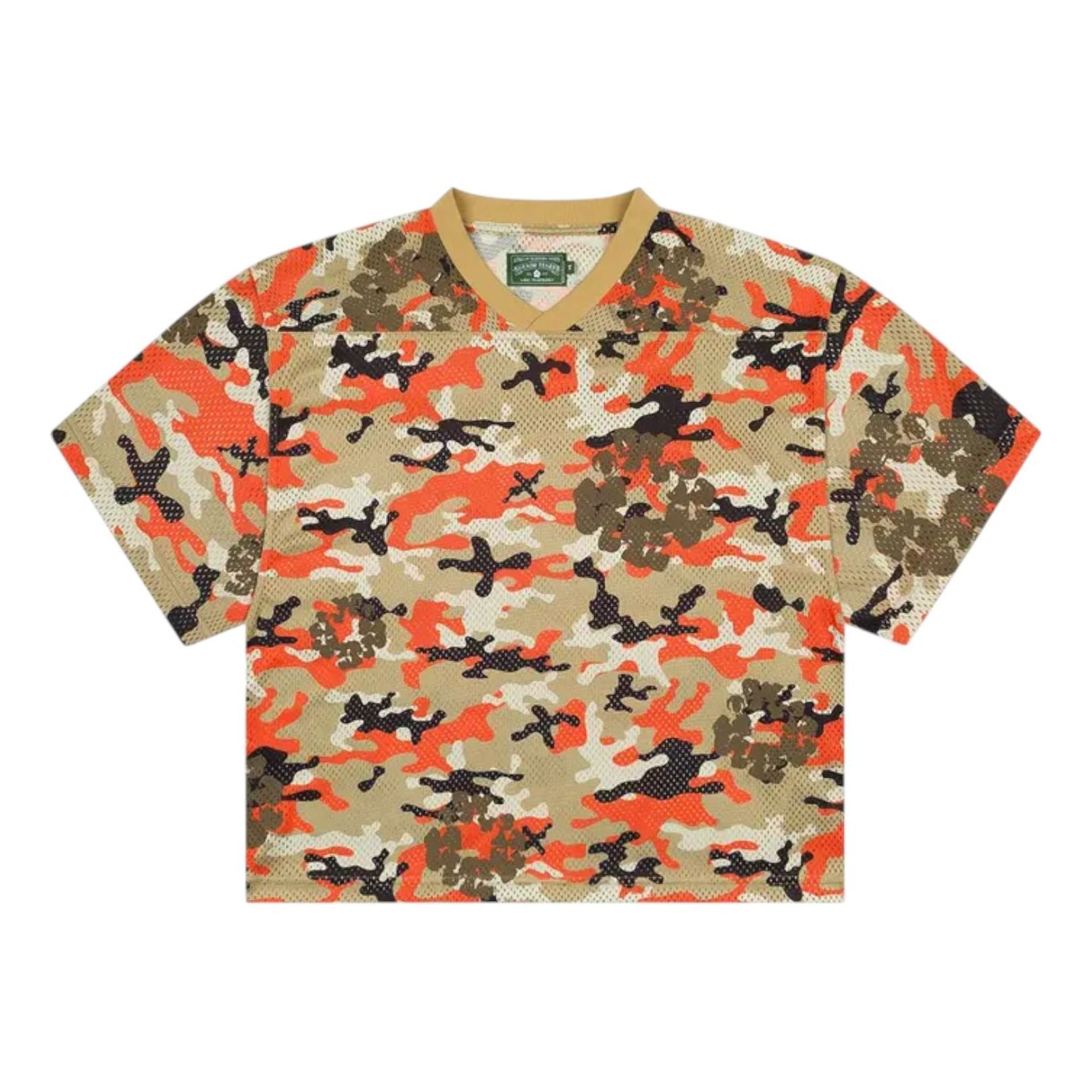 

Футболка Denim Tears Camo Cotton Wreath Mesh Football Top 'Brown'