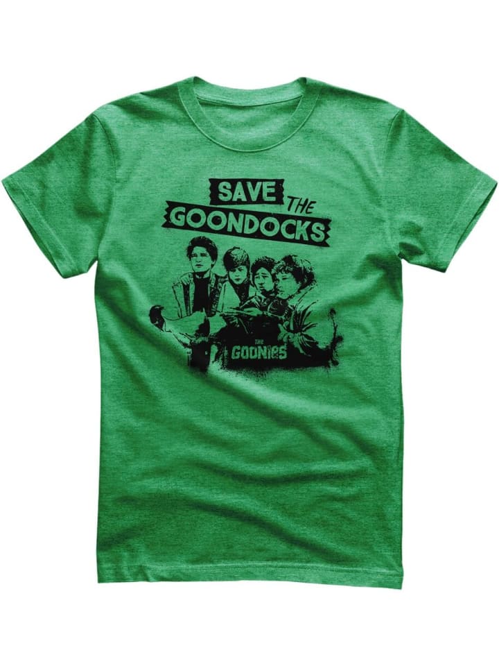 

The Goonies Футболка "Save The Goondocks T-Shirt" зеленого цвета, Зеленый, The Goonies Футболка "Save The Goondocks T-Shirt" зеленого цвета