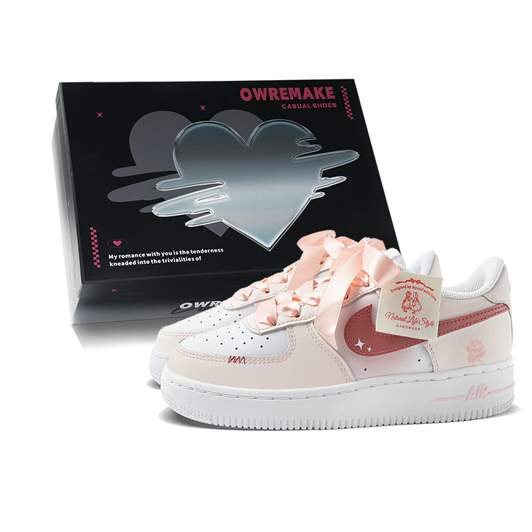 

Детские кроссовки для скейтбординга Air Force 1 LE Low Top для подростков Nike, белый