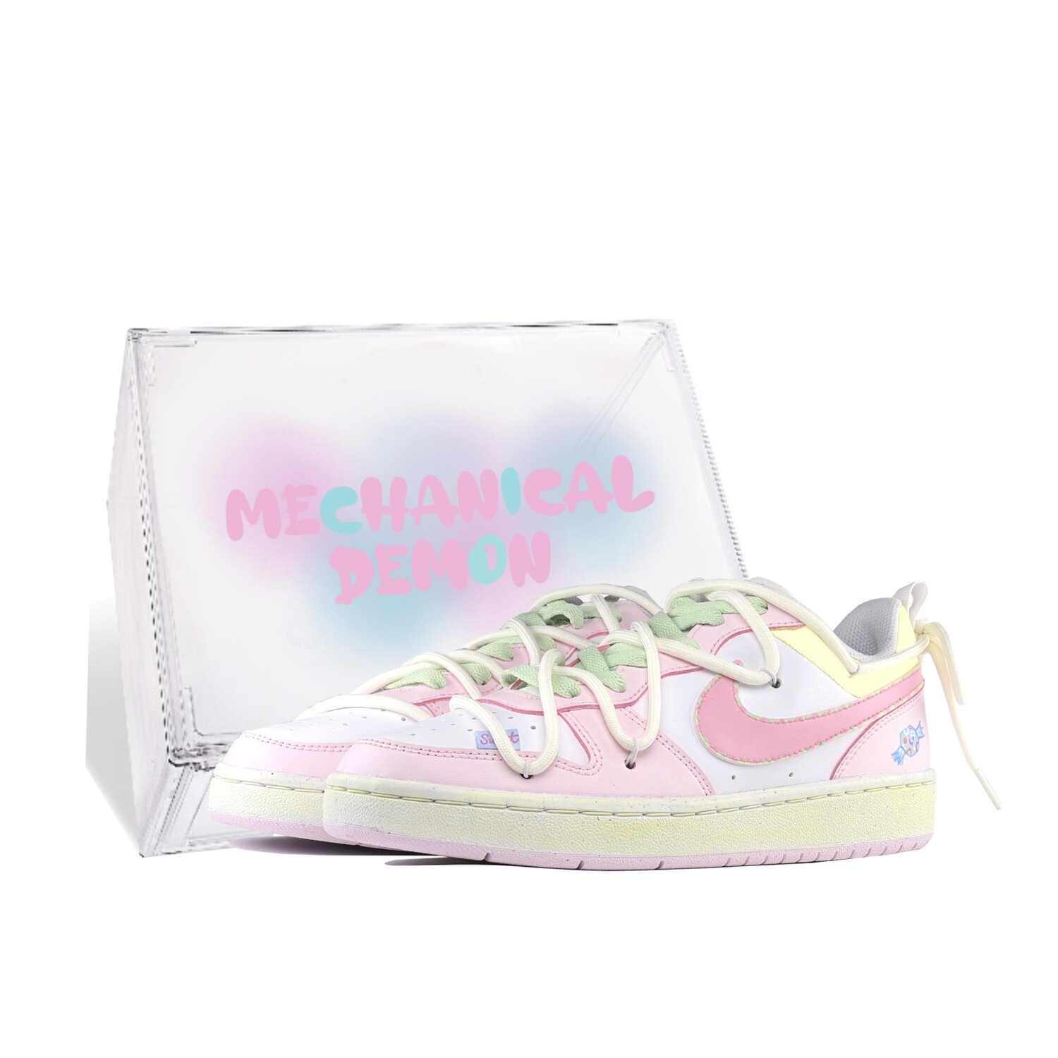 

Кроссовки для скейтбординга Court Borough Series женские, низкие, желтый Nike