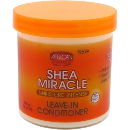 

Несмываемый кондиционер Shea Miracle Moisture Intense, 15 унций, 443 мл African Pride