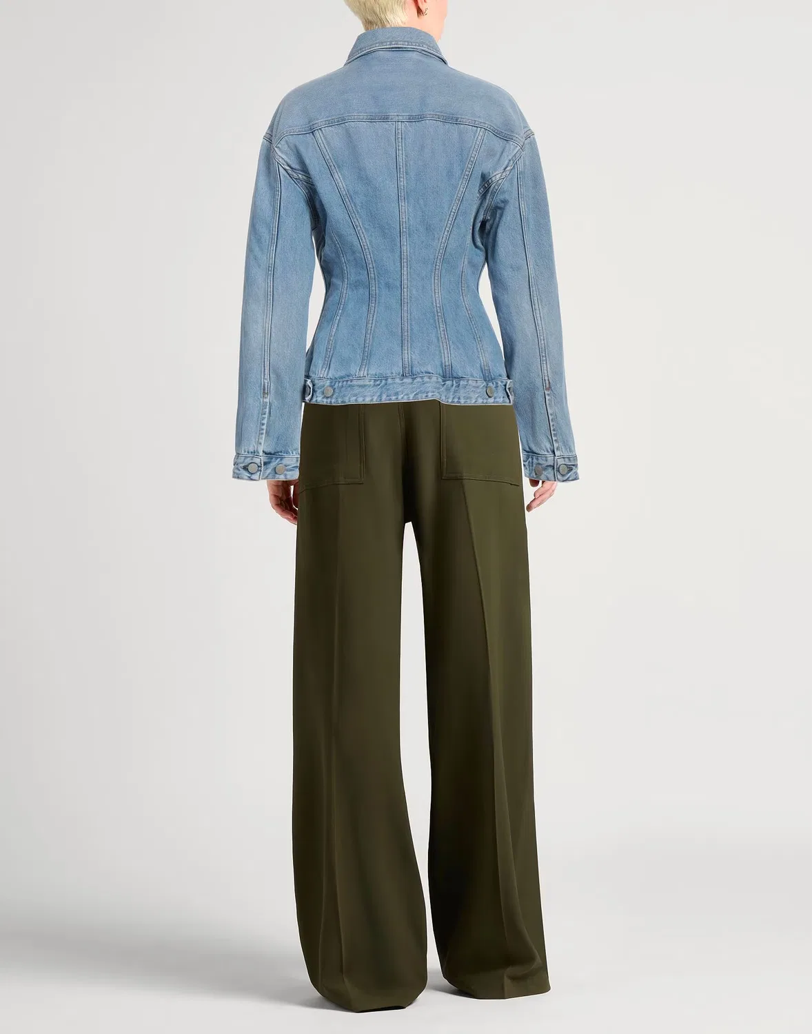 Джинсовая куртка ACNE STUDIOS синяя — фото 3