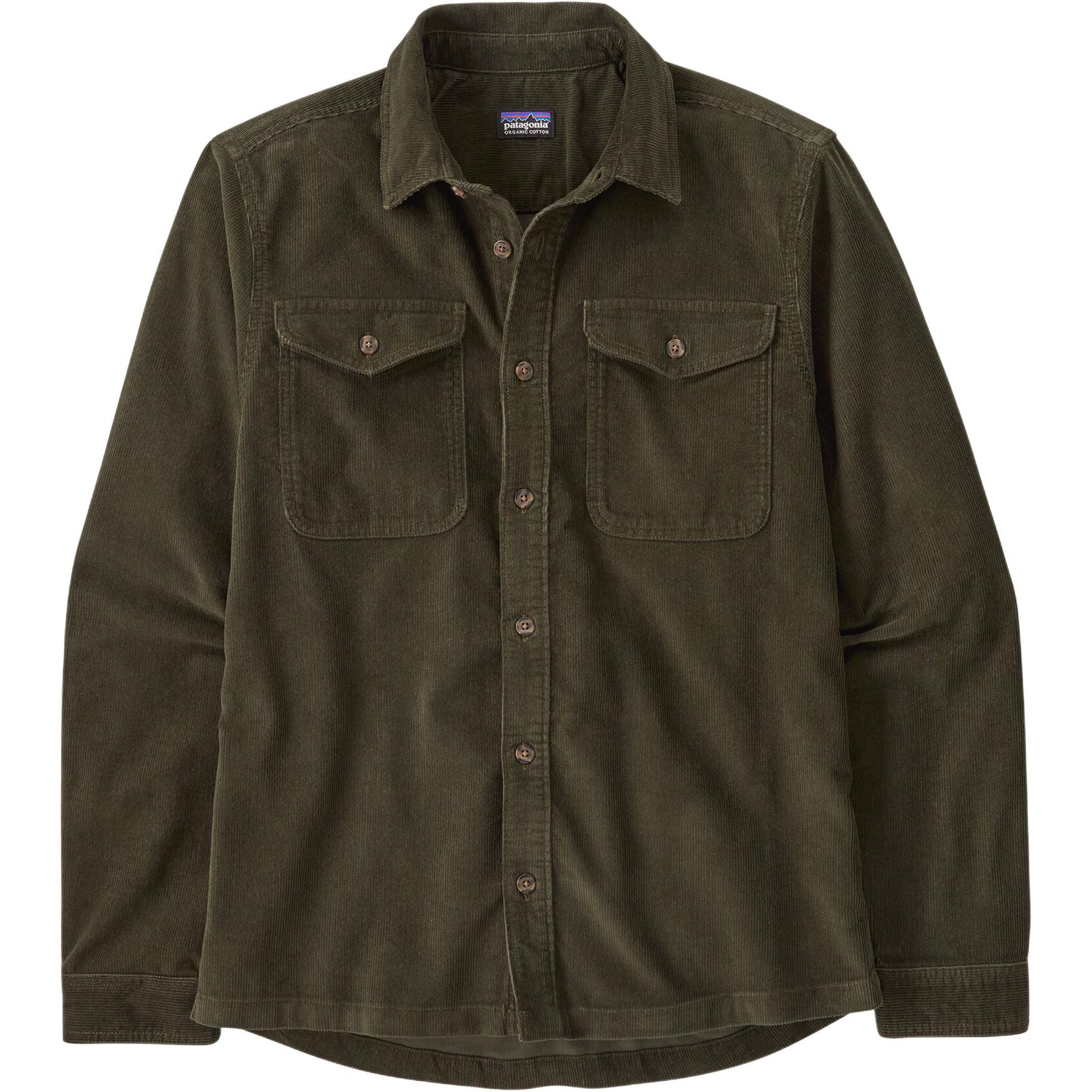 

Футболка Patagonia с закруглённым подолом из вельвета, цвет Pine Needle Green/PNGR
