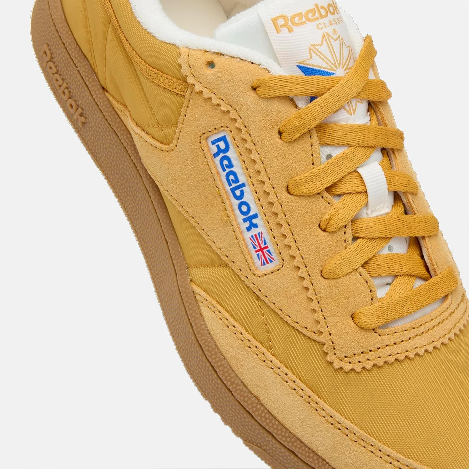 Кроссовки Reebok Unisex Glide Ripple Clip, синий/золотой — фото 2