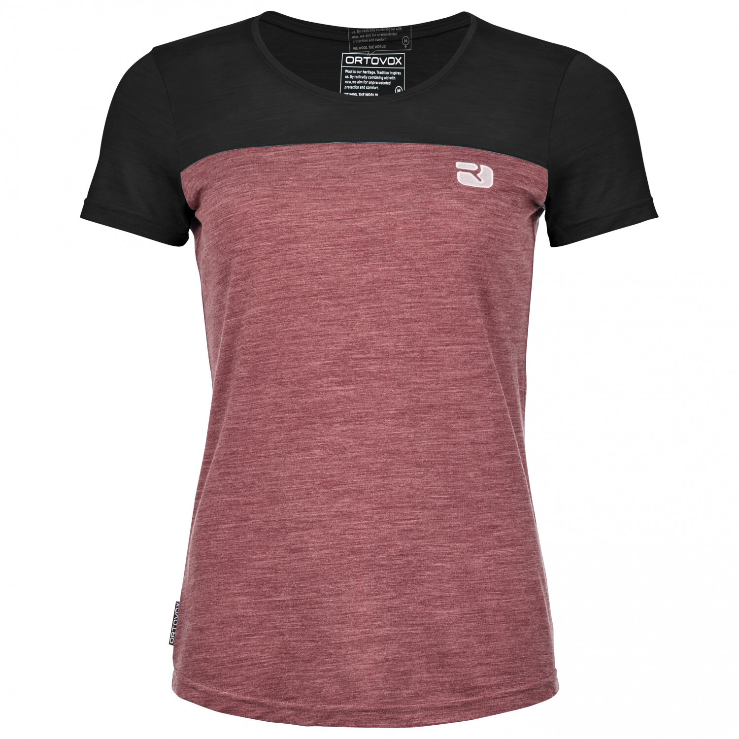 

Рубашка из мериноса Ortovox Women's 150 Cool Logo T Shirt, цвет Black Raven