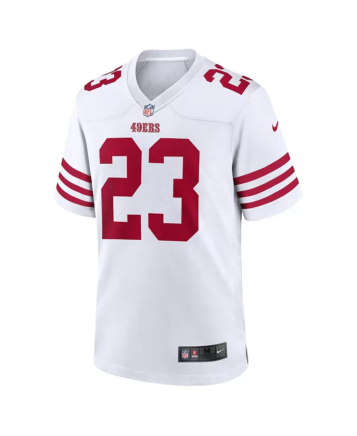 Мужская игровая футболка Christian McCaffrey San Francisco 49ers Nike, красный — фото 4