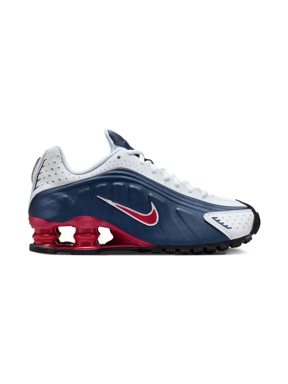 Кроссовки Shox R4 "Midnight Navy" Nike Kids, синий