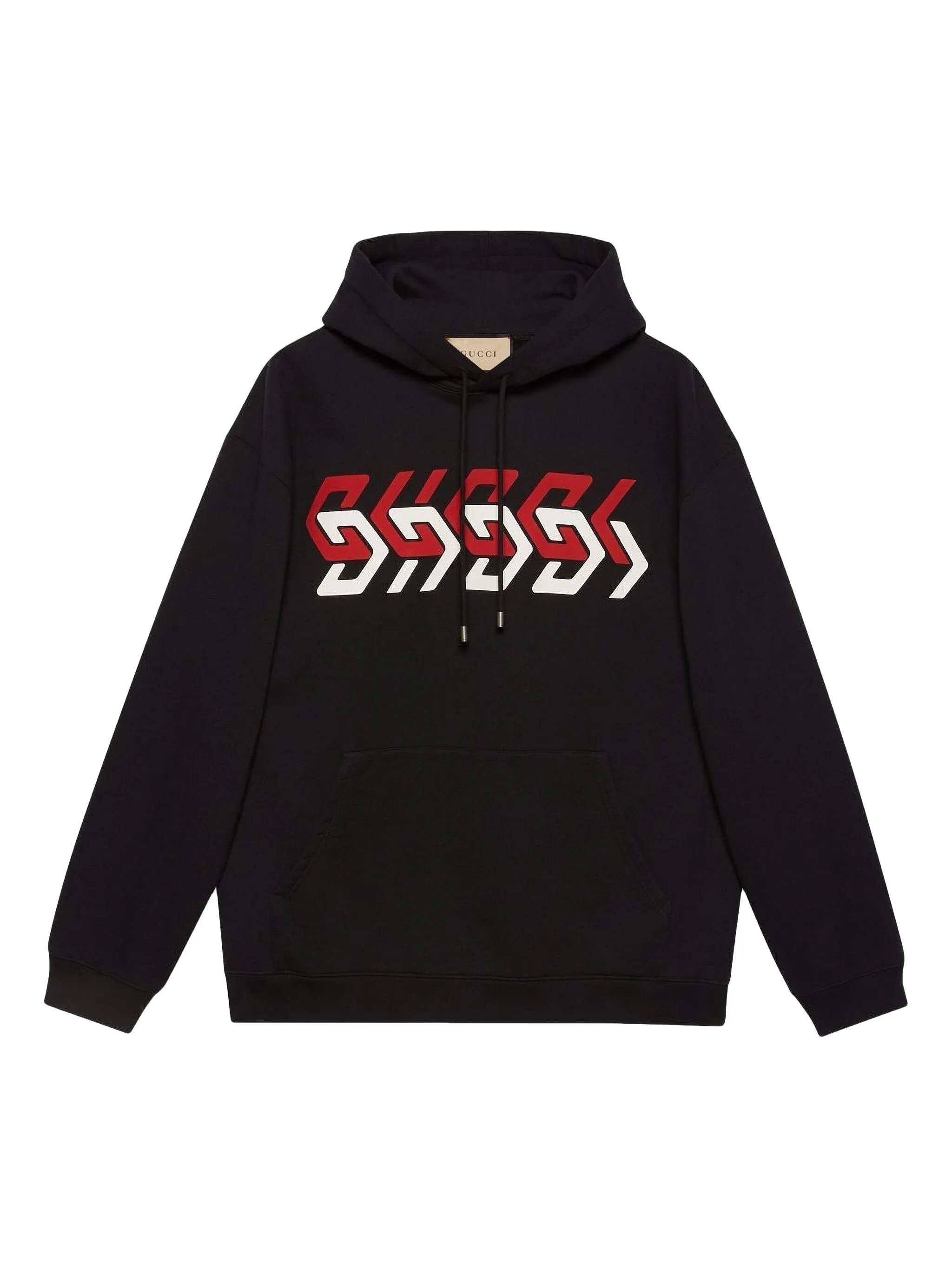 

Худи с принтом Gucci, черный