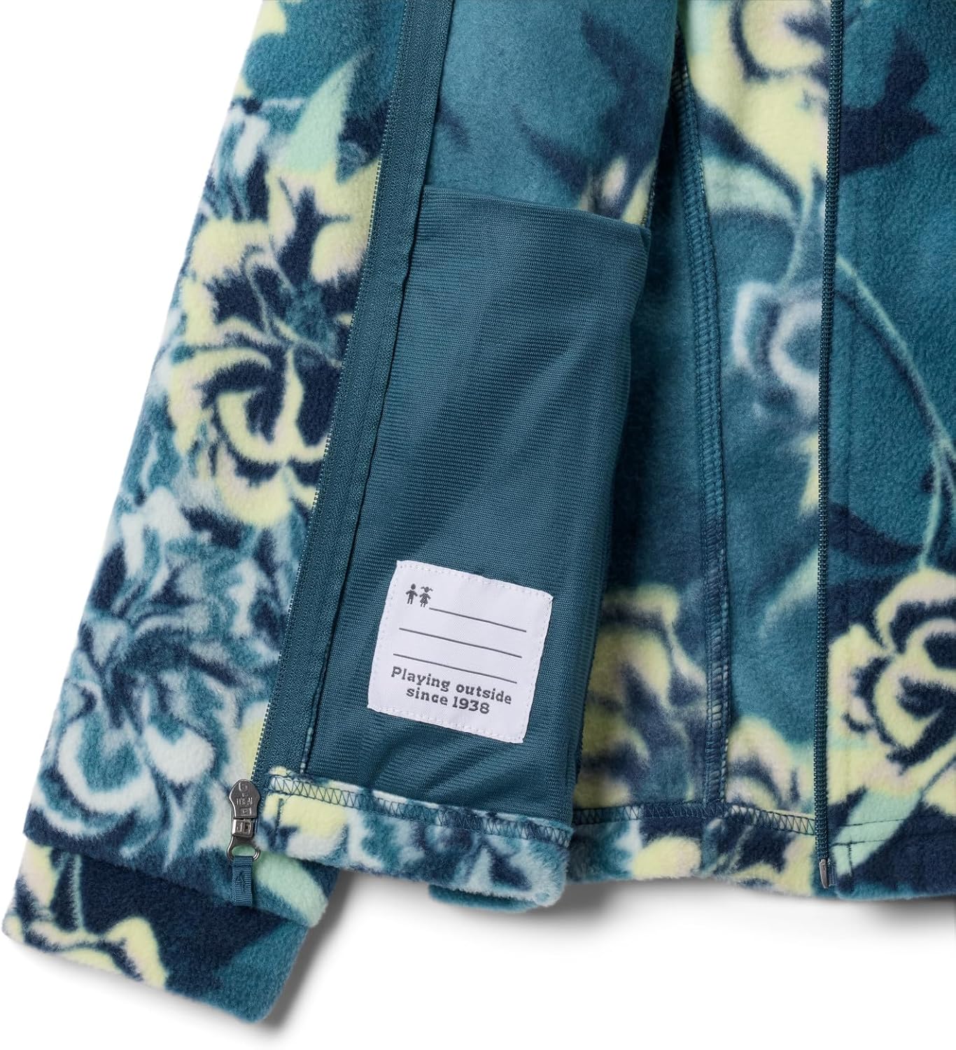Columbia Youth Girls Benton Springs II Printed Fleece, Everblue Blossoming — фото 3