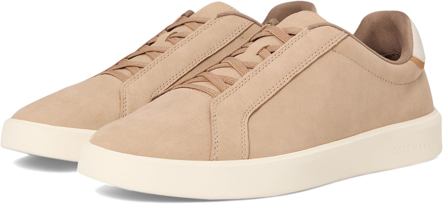 

Мужские слипоны Cole Haan Grand Crosscourt с дневной шнуровкой, бежевый/слоновая кость