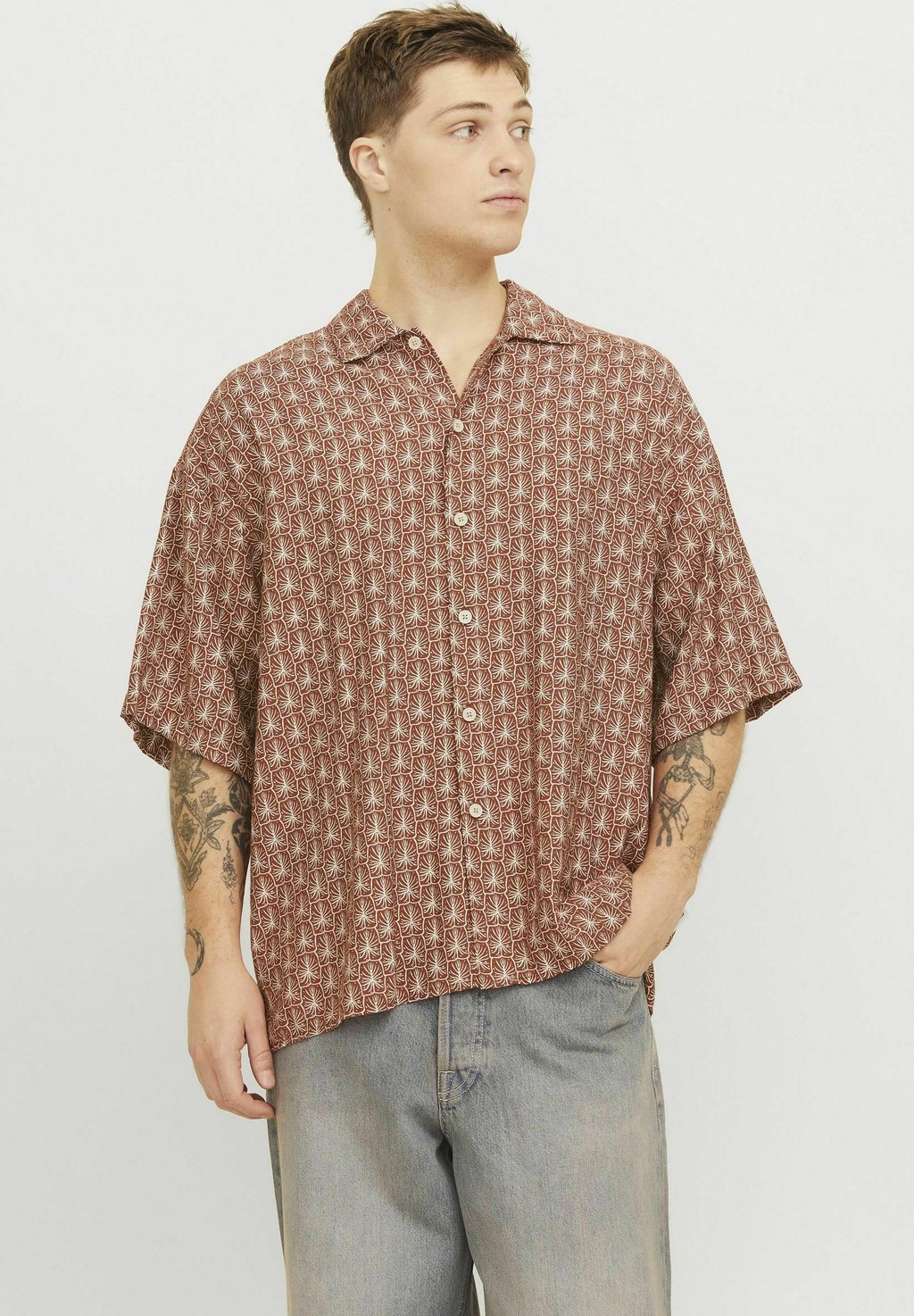 

Рубашка JORMARSHALL ISLINGTON Jack & Jones, охра