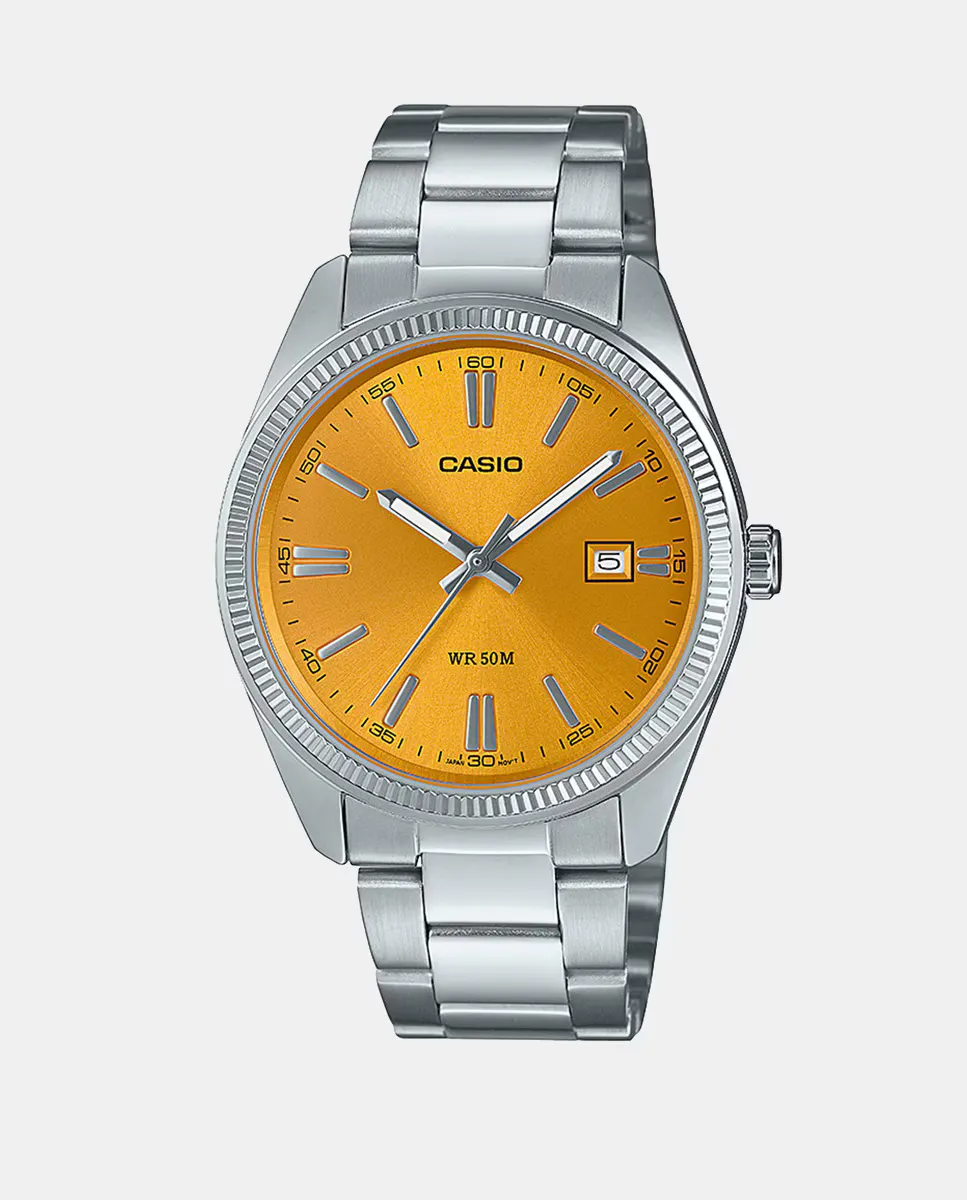 

Стальные мужские часы MTP-1302PD-9AVEF Casio, серебрянный