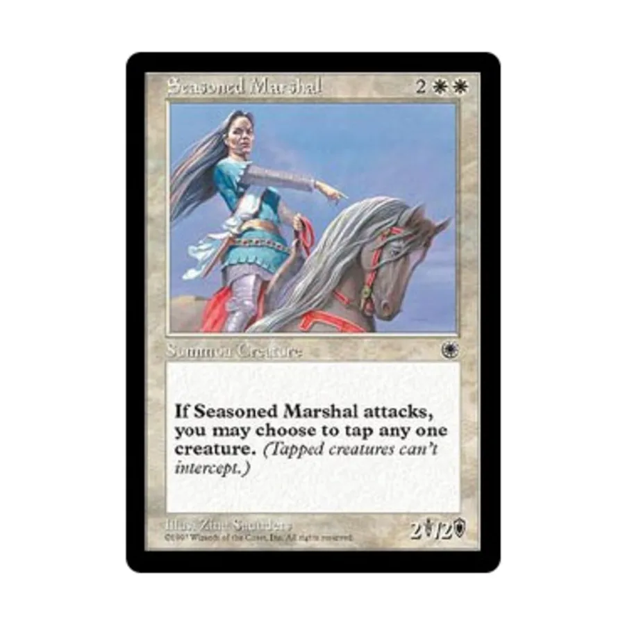 

CCG Опытный маршал (U), MTG - Portal