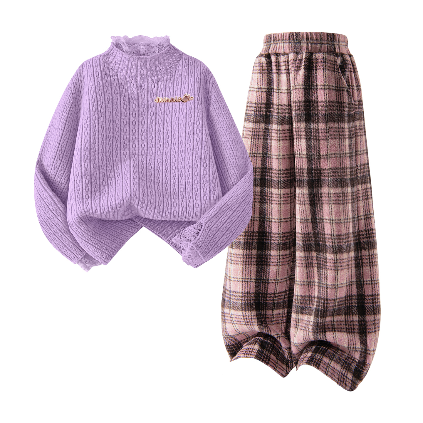 

Детская повседневная спортивная одежда Disney, фиолетовый