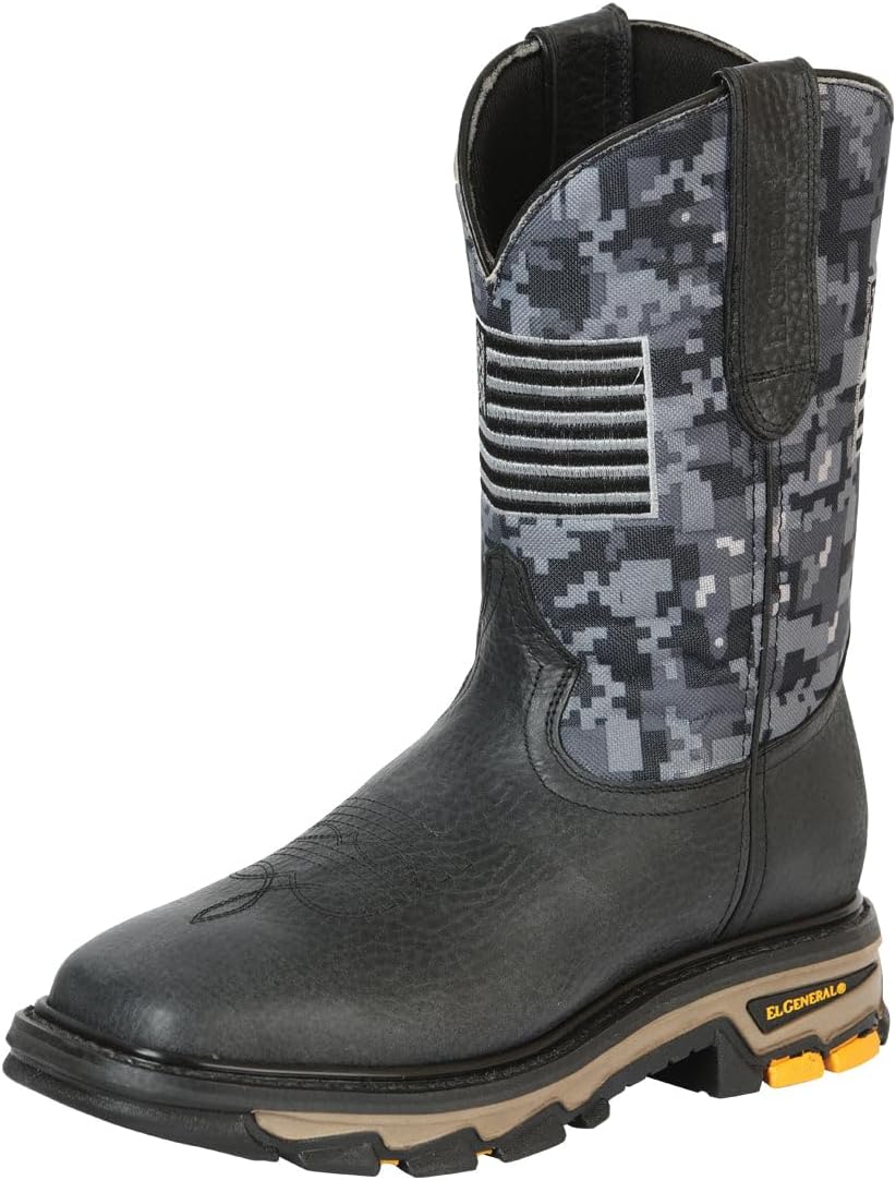 

Мужские ботинки El General - кожа Bull Fight - черные Generic