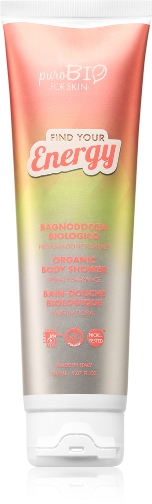 

Кремовый гель для душа «Найди свою энергию» для кожи Purobio Cosmetics, 150 мл